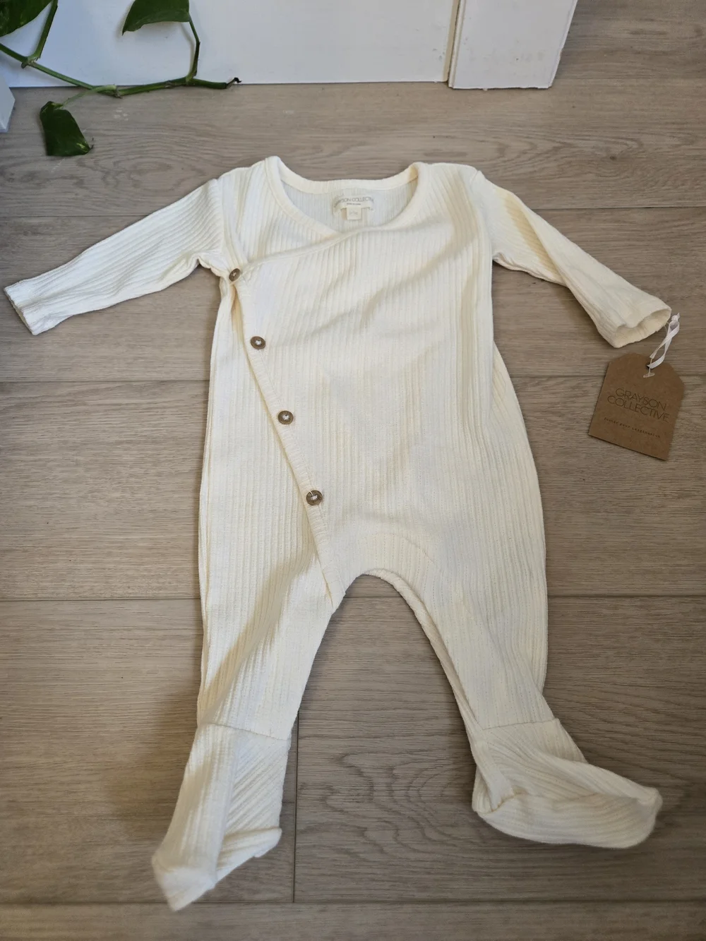 Grayson Collective Ribbed Baby Pjs - Picture 3 of 4